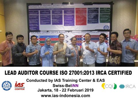 Lead Auditor Course ISO 27001 Jakarta