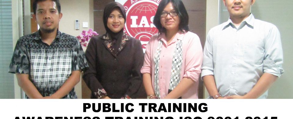 Training Awareness & Internal Audit ISO 9001:2015 Jakarta