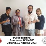 Training HACCP, Jakarta 10 Agustus 2023